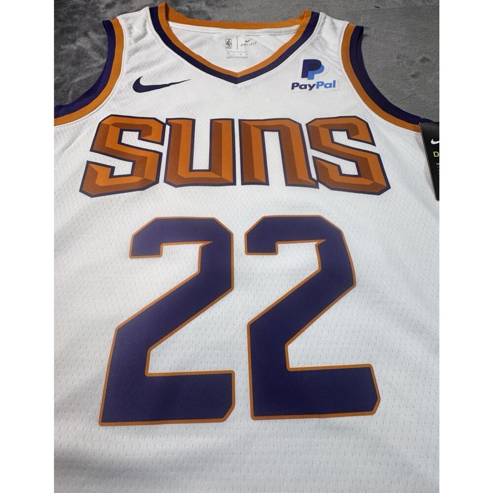 Signed Nike NBA Phoenix Suns Jersey DriFit White Size 48/Large Deandre Ayton NWT - Picture 3 of 13